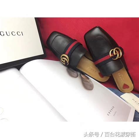 gucci 半 拖|女士双G凉拖 .